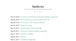 Desktop Screenshot of laszlo.nu
